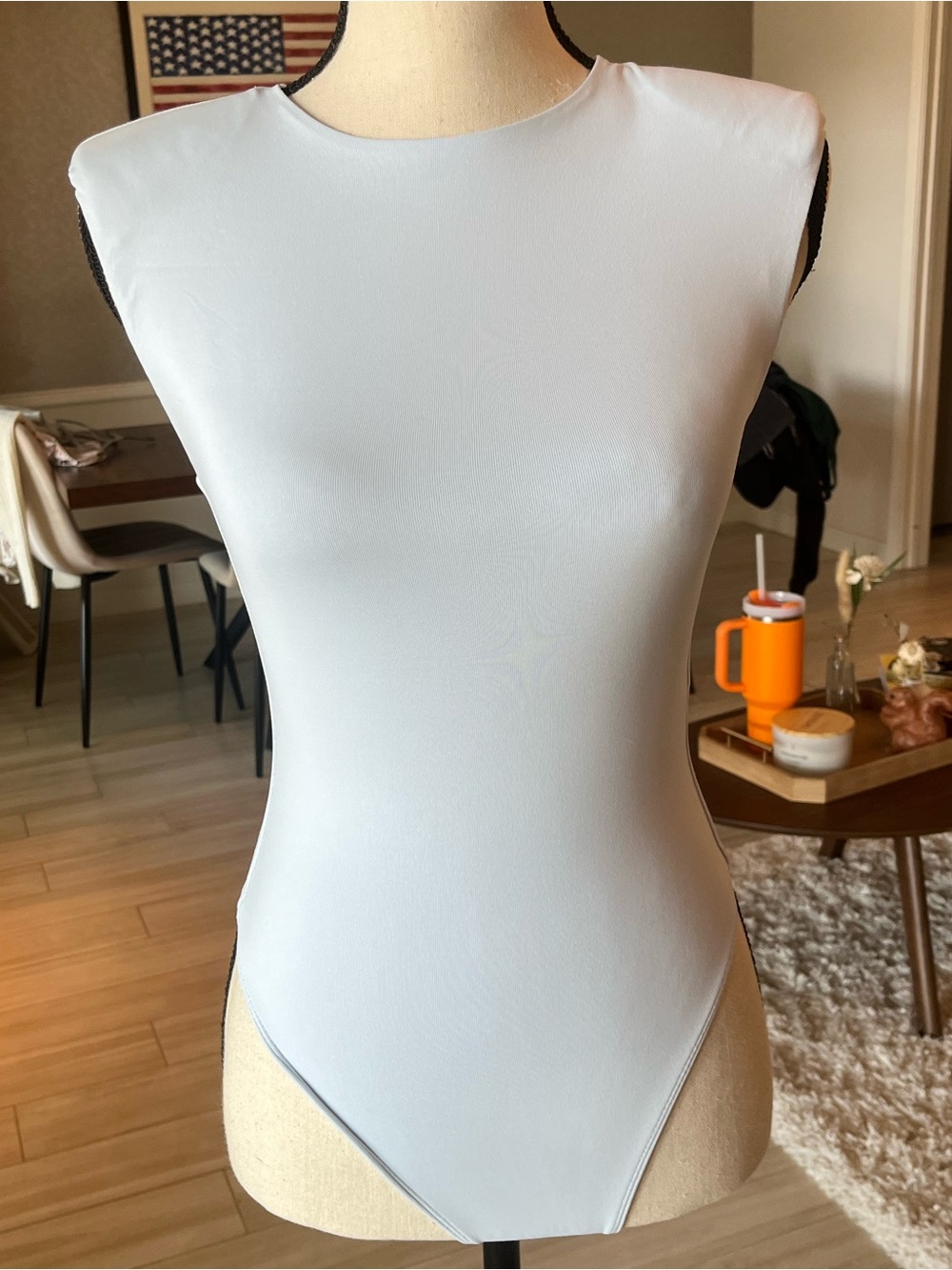 Aritzia Babaton baby blue bodysuit *like new*